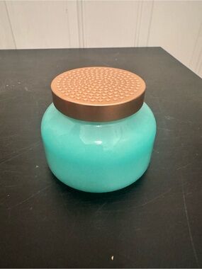 Sea & Sand Blue Teal Turquoise Jar Candle 9oz Midnight Blue Citrus